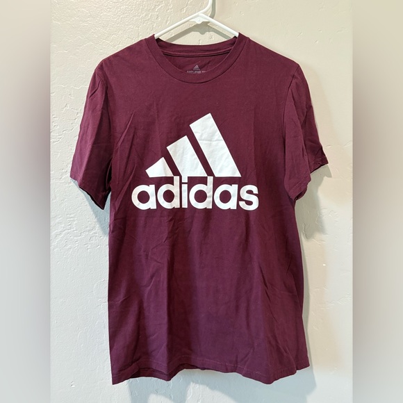 adidas Other - Adidas Men's Burgundy Short Sleeve Tee